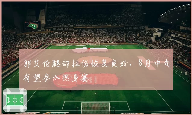 郭艾伦腿部拉伤恢复良好，8月中旬有望参加热身赛